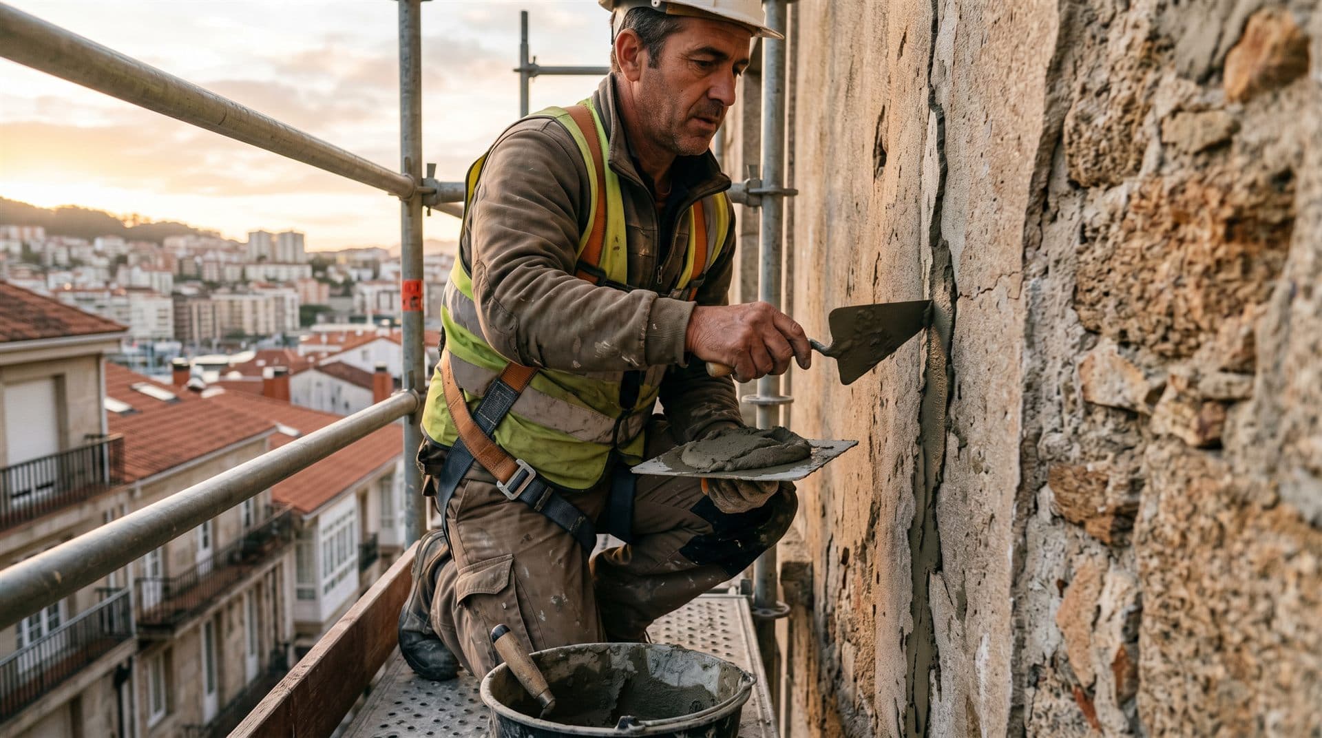Reparación de fachadas en Vigo